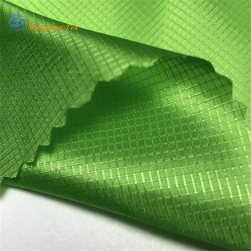 210t 0.3 Ripstop Polyester Taffeta Fabric for Waterproof Picnic Tablecloth Airbed