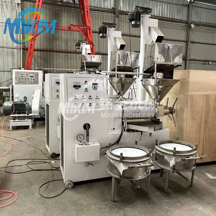 Grape Seed Oil Press Machine Screw Oil Exaction Sesame Nuts Seed Sunflower Peanuts Oil Expressers Oil Expeller Making Processing Machine