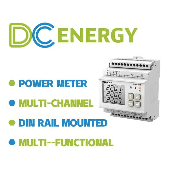 Digitaler Datenlogger DC, DIN-Schienenmontage, 16 Mehrkanal Energiemessgerät