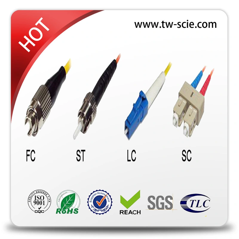 Fibra óptica duplex LC-Sc Ficha do cabo patch