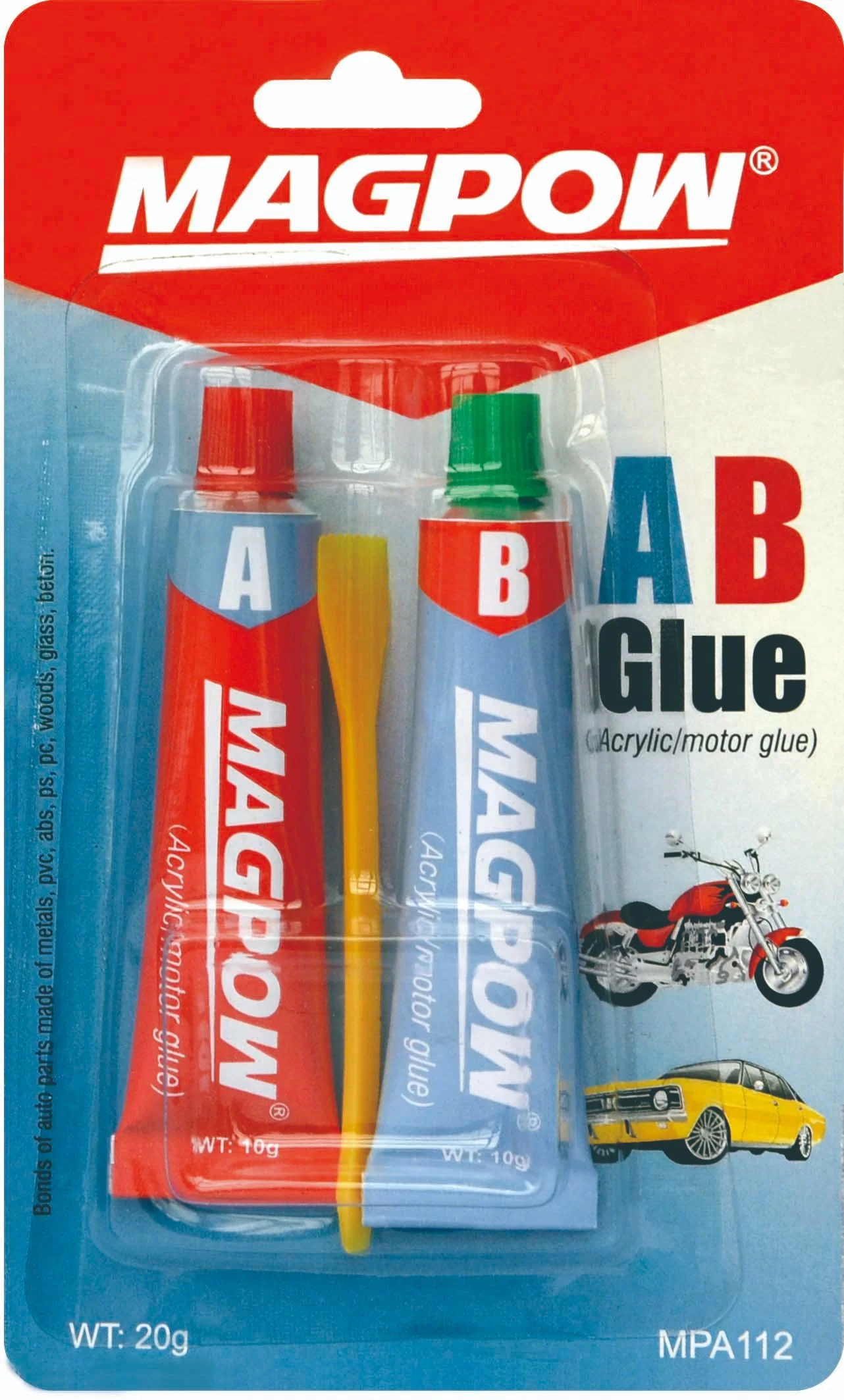 for Metal Wood Stone Welding Glue Retail Package Clear Ab Glue 5min Fast Dry 1: 1 Epoxy Adhesive