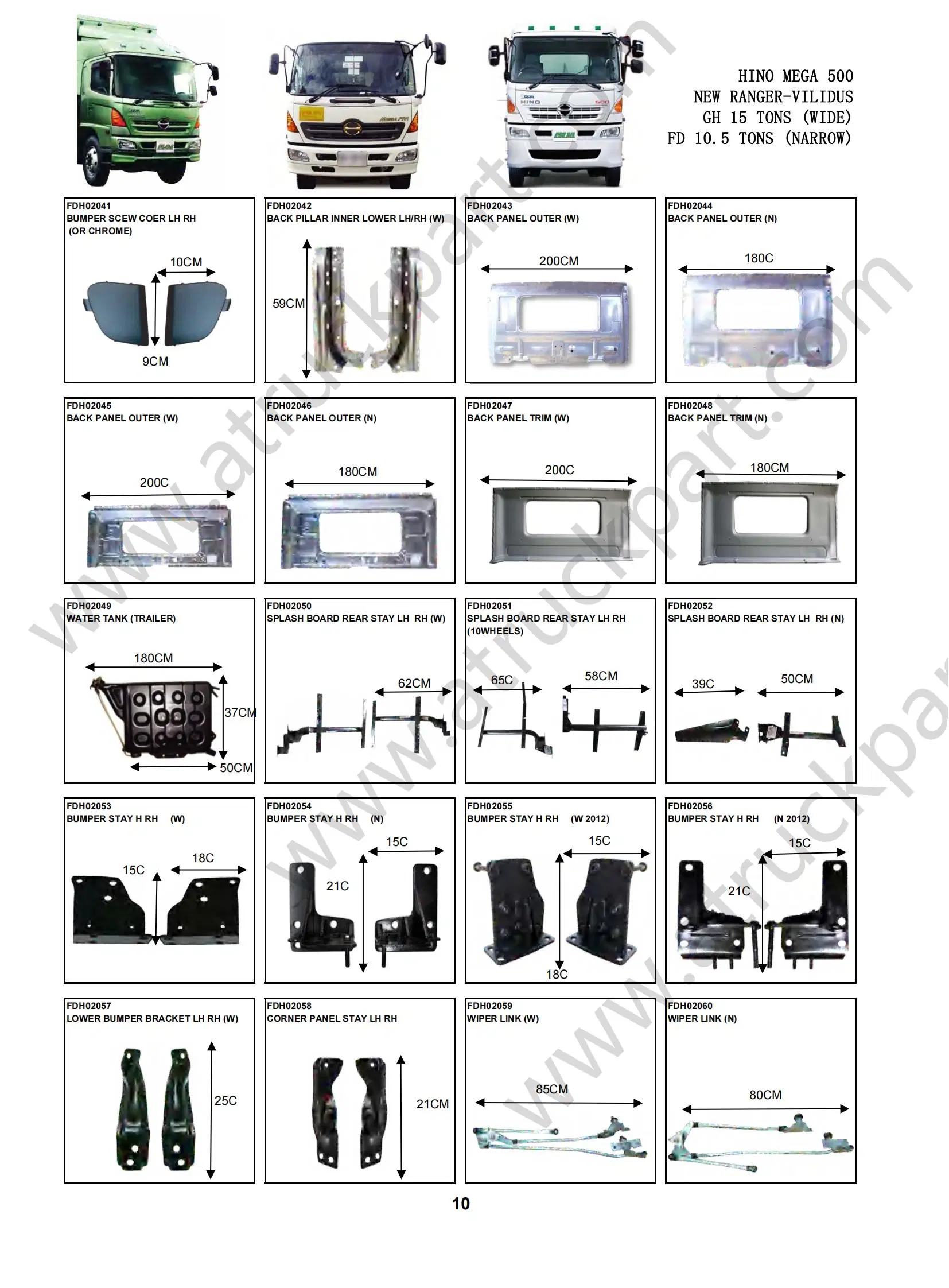 Projecteur LED pour #Hino Victor 500 pièces de rechange du chariot