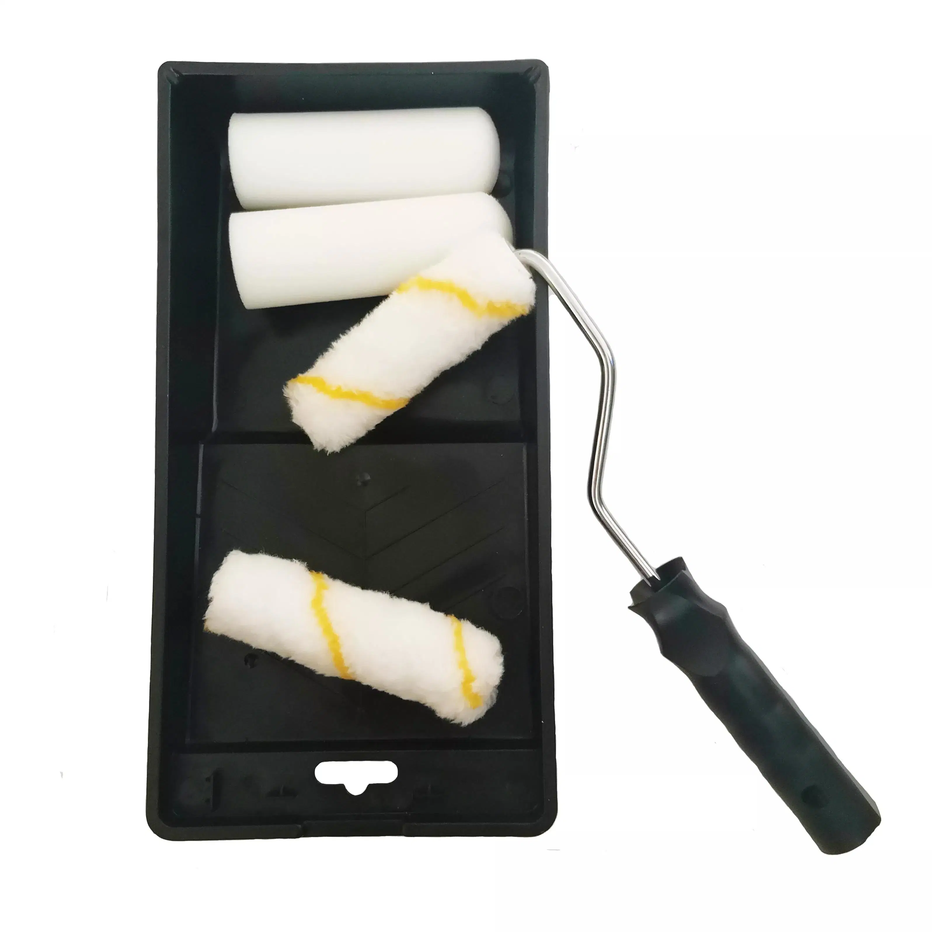 2022 Hot Sale 4" Mini Paint Roller Set Including Paint Tray, Paint Roller Refills and EU Style Handle