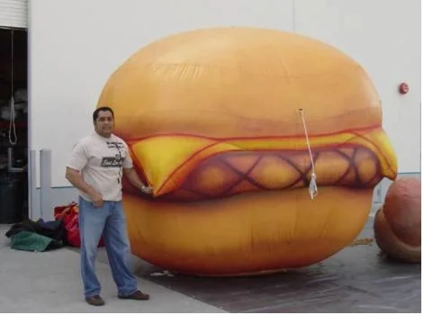 2023 New Large Inflatable Hamburger Replica