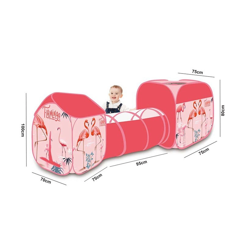 3-in-1 Pop up Ball Pit Portable Foldale Baby Crawling Tunnel Tent