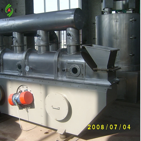 Continuous Animal Feed Vibrating Fluidized Bed Dryer for Zeolite