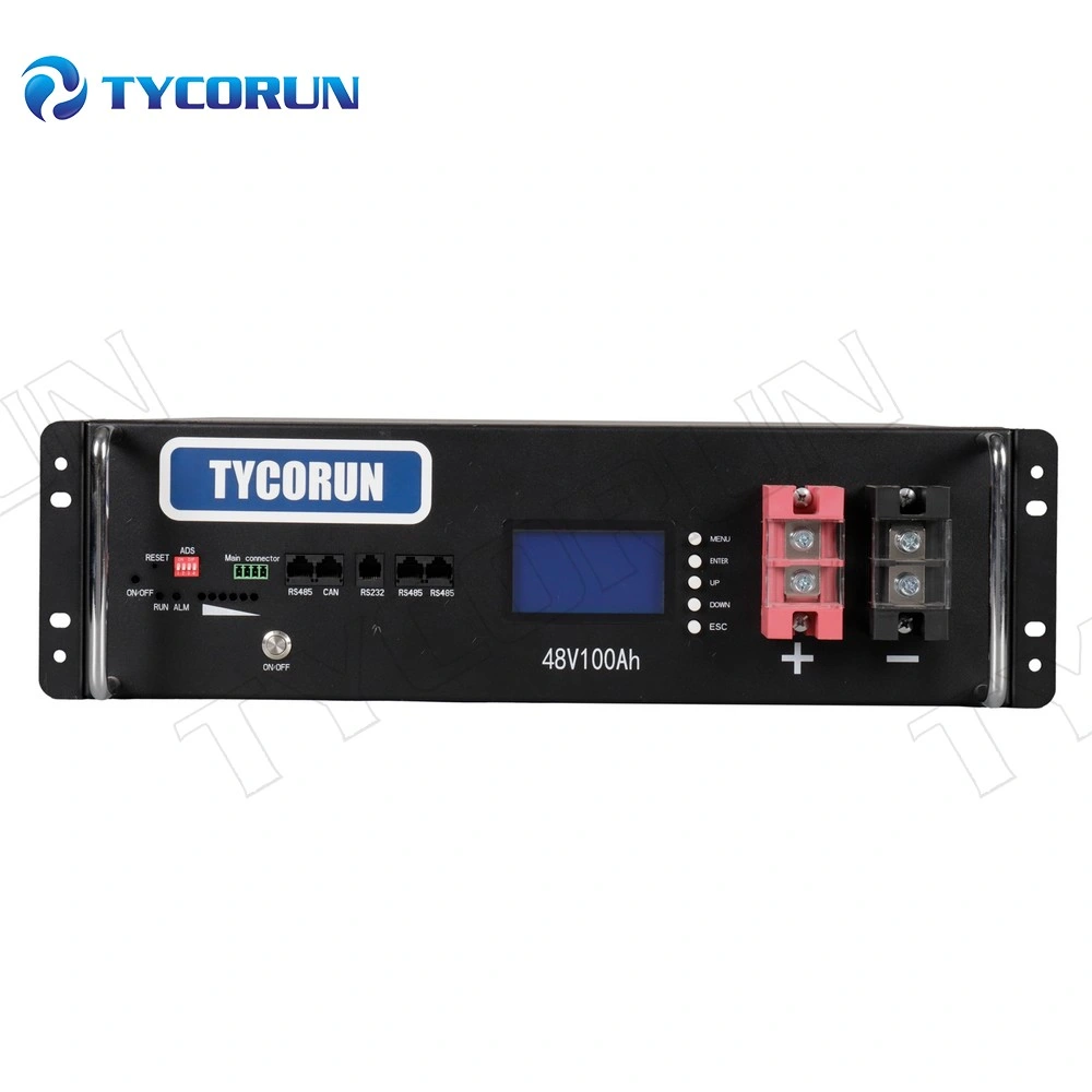 Tycorun 48V 100ah 5kwh Lithium Ion Battery Rechargeable LiFePO4 Battery Power Storage Conteiner