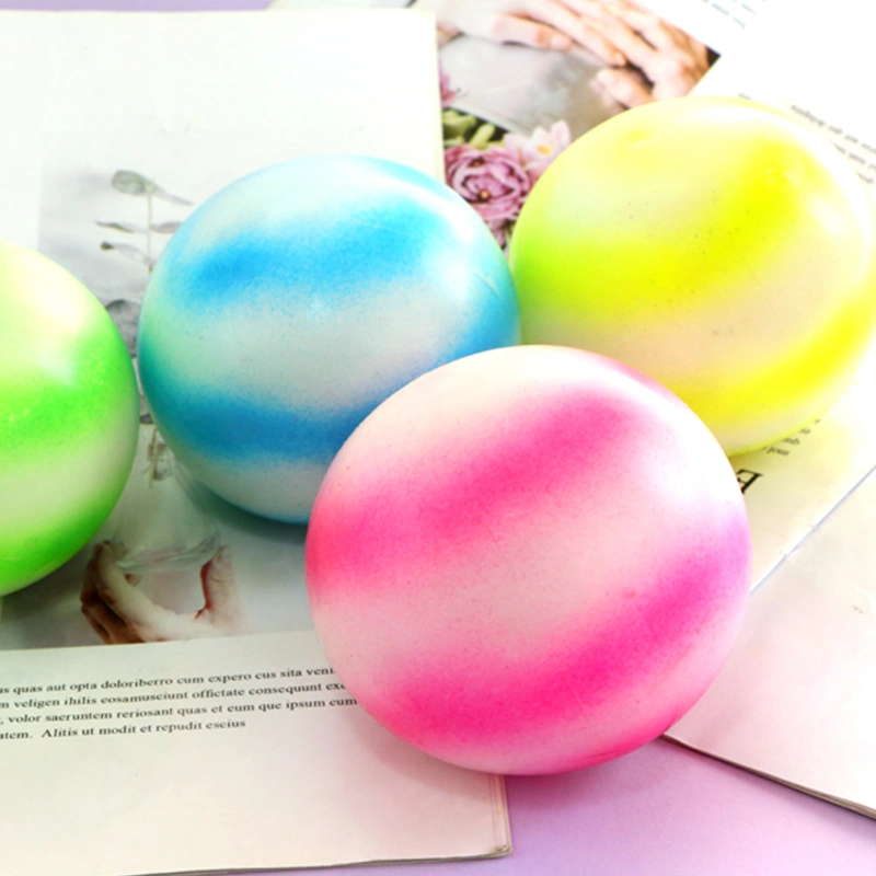 Best Sell Soft Cheap 6cm Colorful Stretchy Stress Candy Balls