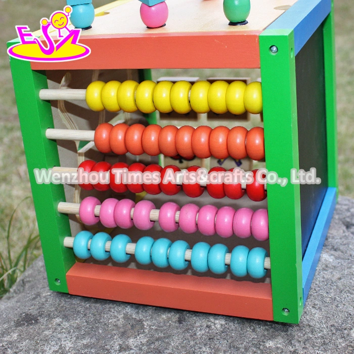 2015 Early Learning Kids Toy for Wholesale/Supplier, Children Learning Toys Colorful Beads, Multifunction Cheap Wooden Learning Toy W11b060