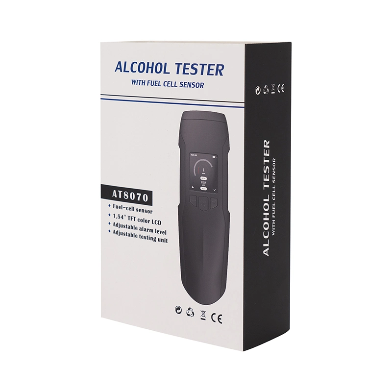 Fuel Cell Breathalyzer Liquor Content Detector Portable Alcohol Percentage Tester