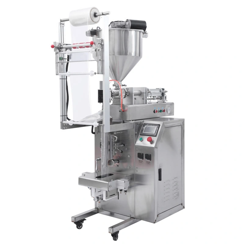 Commercial Tomatoes Honey Pastel 200ml 3 Sides or 4 Sides Sealing Sauce Packing Machine