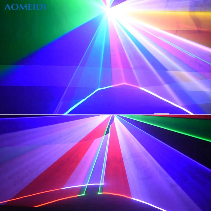 Party Event 2W 3W 4W 5W RGB Indoor Animation DJ Laser Beam Stage Lighting