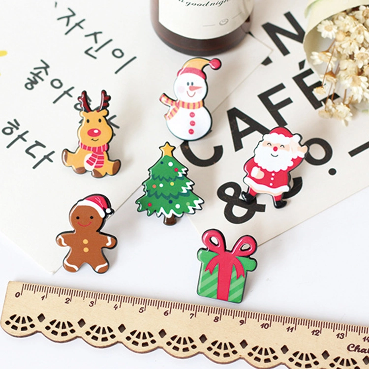 Christmas Gift Brooches Ornaments Badges Accessories Pins Collar Pins