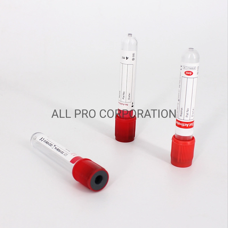 Disposable Medical Supplies PRO-Coagulation Clot Activator Vacuum Blood Collection Tube