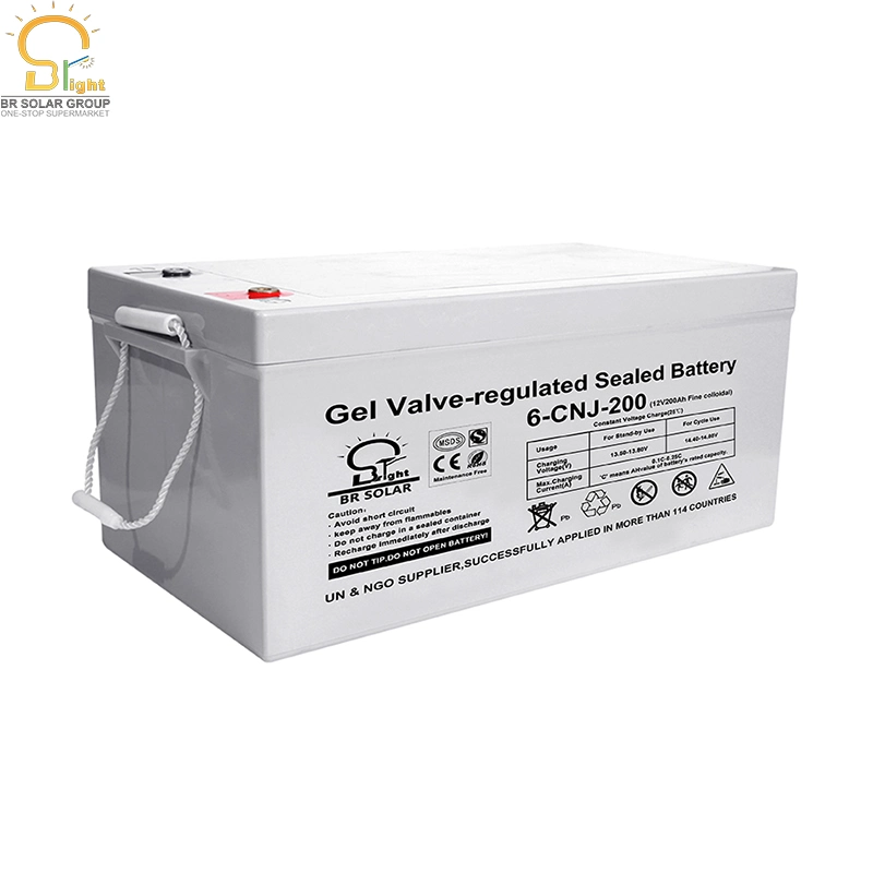 Manufacturer Lead Acid Gel Battery 12V 200ah for Solar Energy System