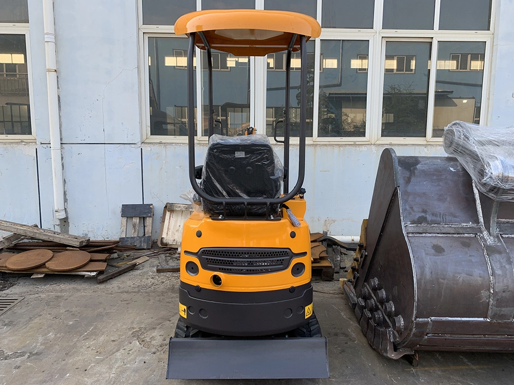 1t 2t Hydraulic Mini Walking Excavator with Rubber Track Imported