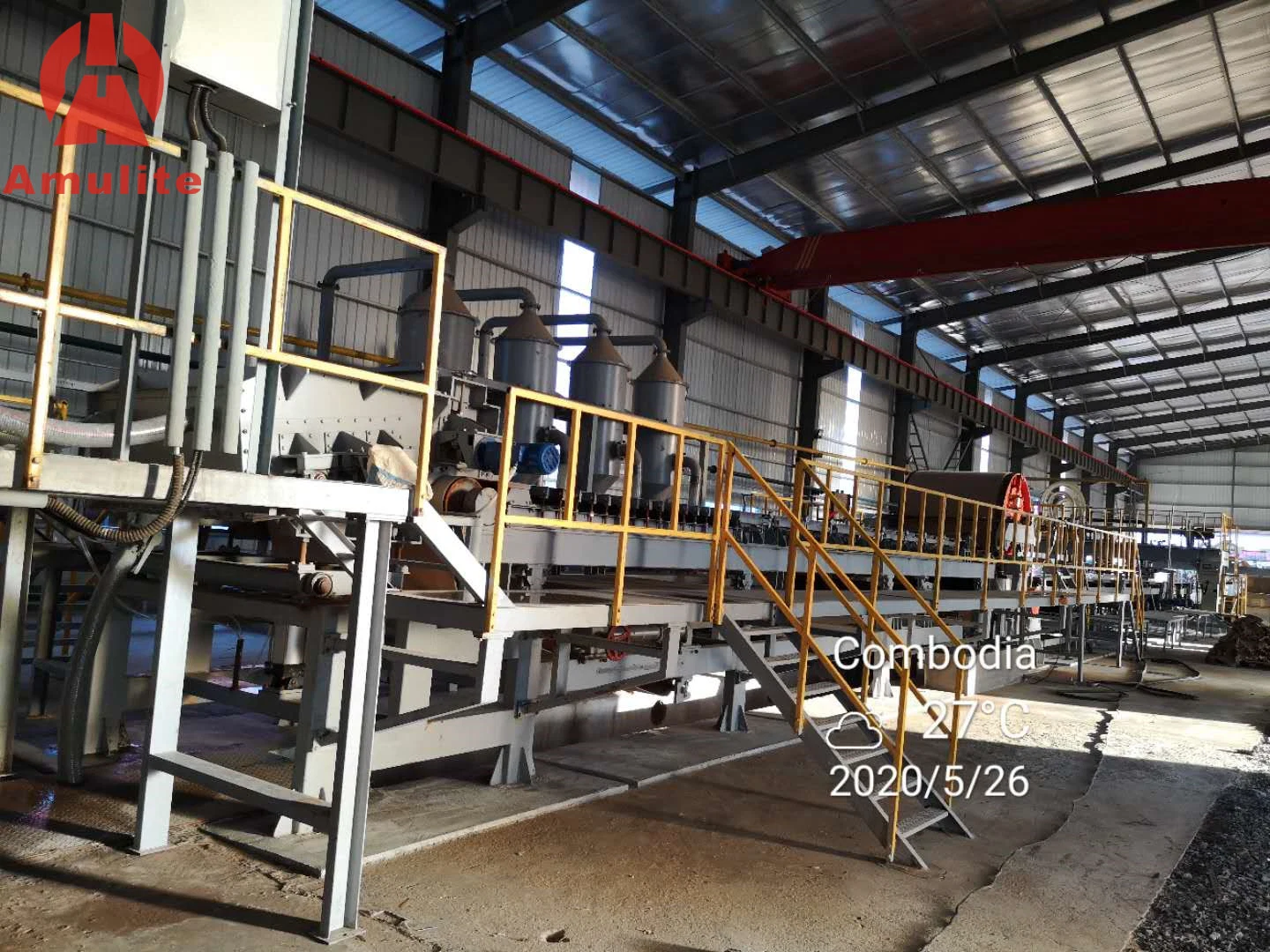 Calcium Silicate Fiber Cement Board Production Line Vacuum Dehydration