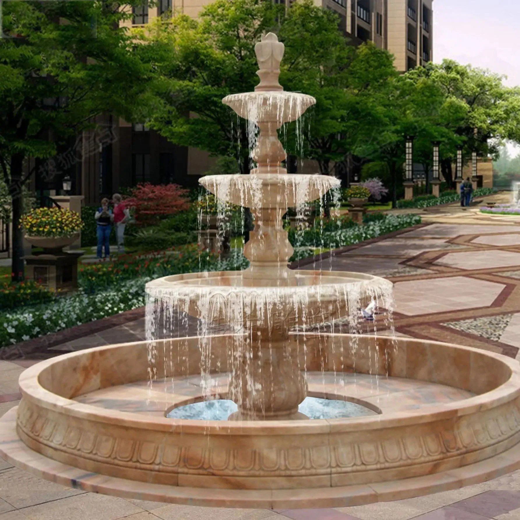 Garden Water Fountain Decorative Marble Fountain