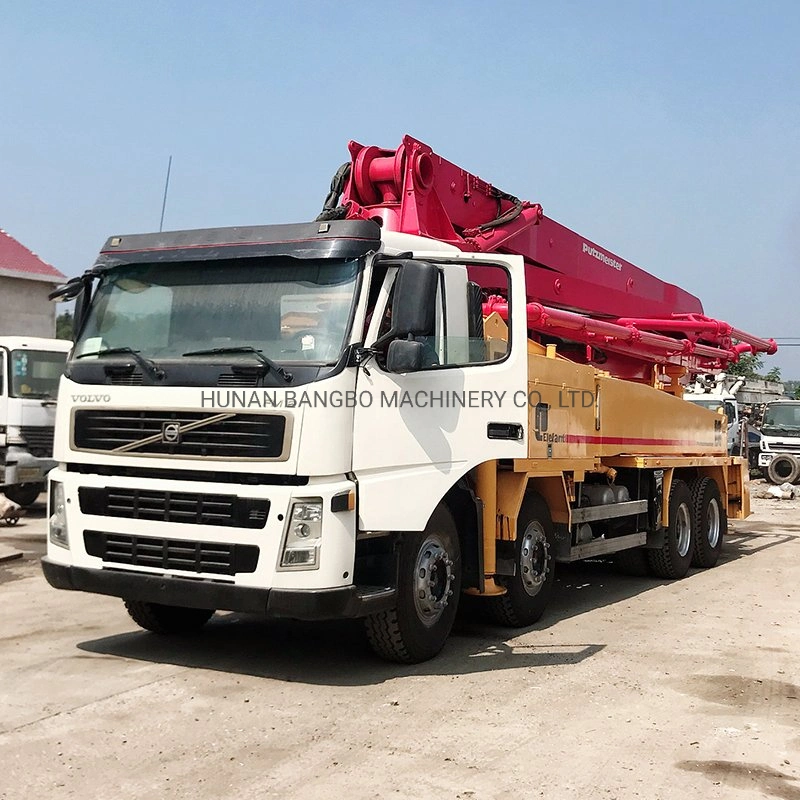 Putzmeister 42m Concrete Equipment Concrete Boom Beton Pumper Machine Renewed Concrete Pump Volvo Truck