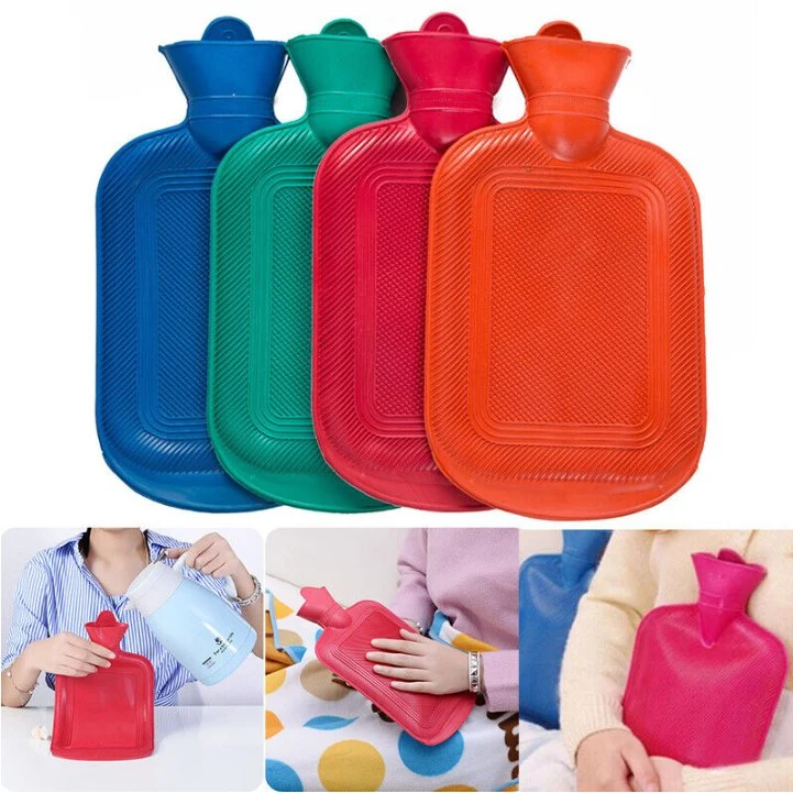 Heißwasserflasche Multi Color Gummi Wasserbeutel Therapie Erholung BS Standard Body Warming Heißwasserbeutel