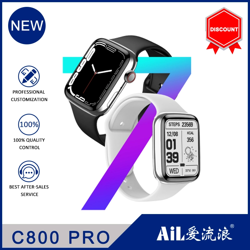 Smartwatch Series 7 Smart Watch Fitness Tracker Blood Pressure Custom Wallpaper Smart Watch