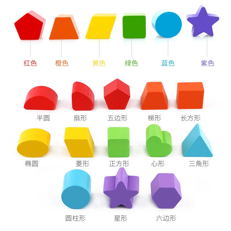 Игрушки Shape Sorting Cube с деревянными блоками