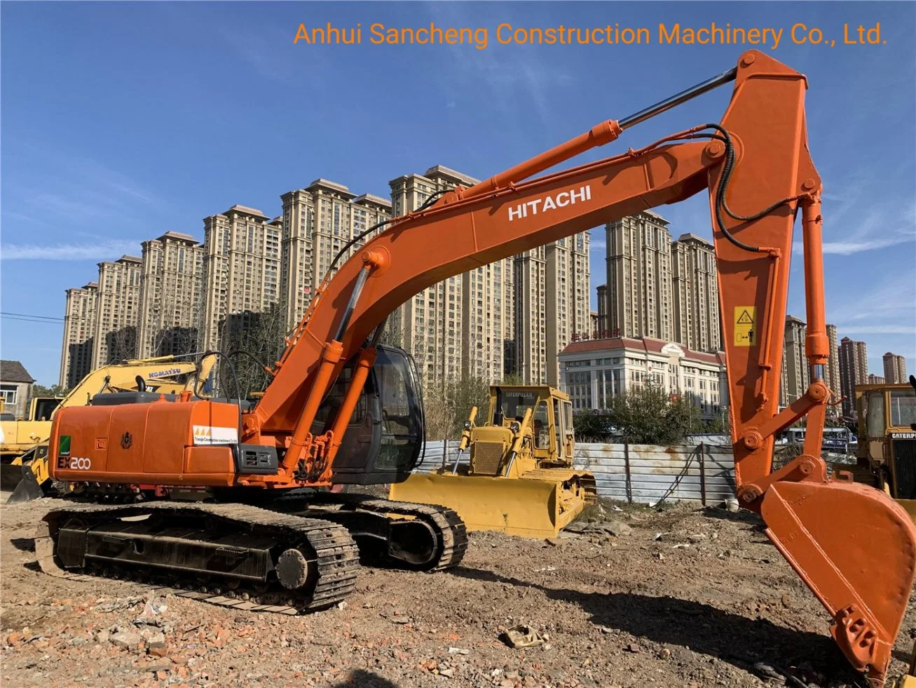 Mecánico utilizado Semiautomática excavadora Hitachi EX200 / Hitachi EX 20t200-5 Excavadora Zx200