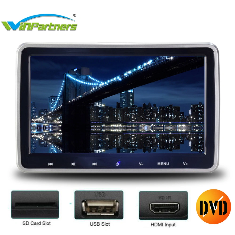 10.1/11.6 Inches HD Clip on Active Car Headrest DVD Player with FM