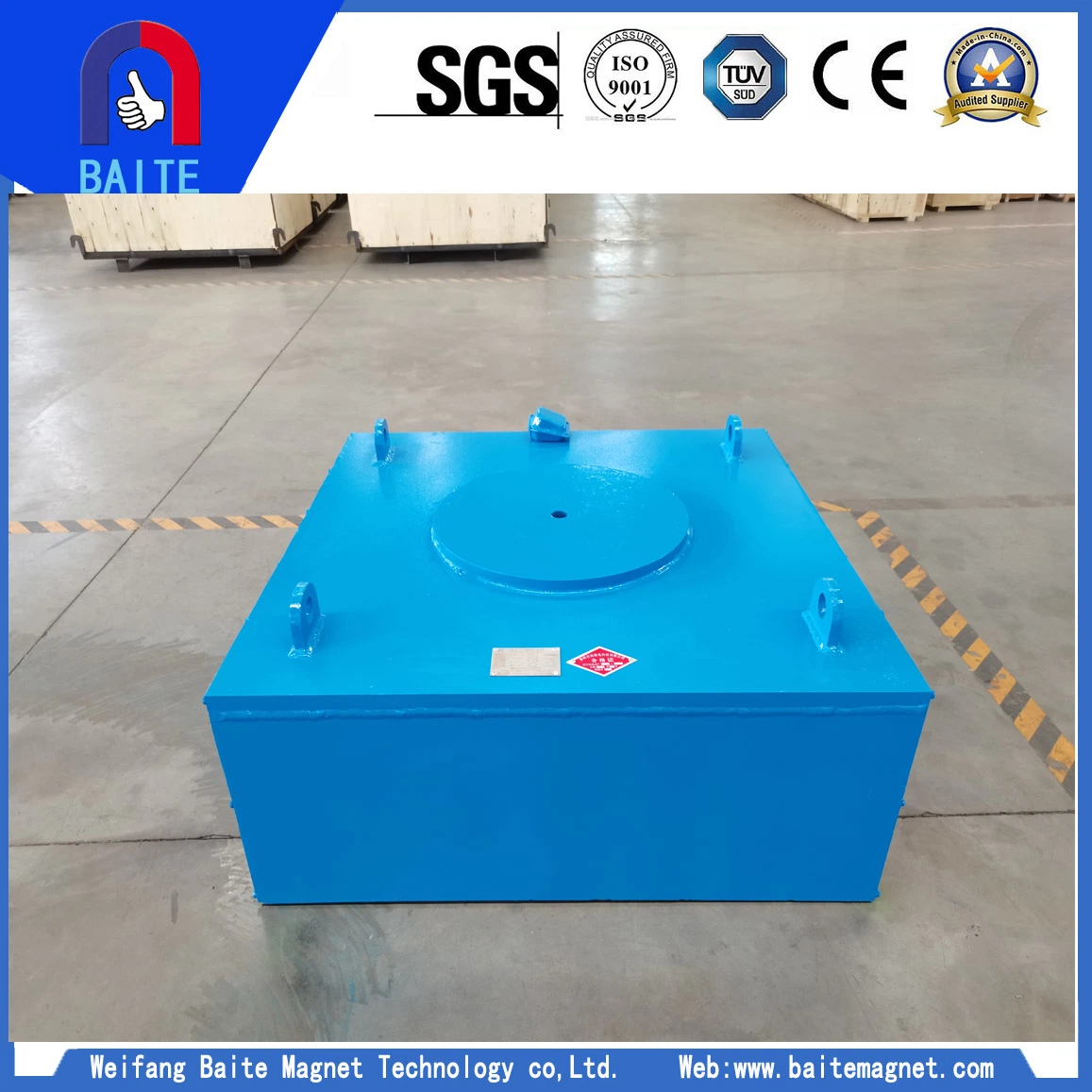 Dry Electromagnetic Ore Separators Suppliers Power Plant Suspended Electric Magnet Separator Industrial Machine