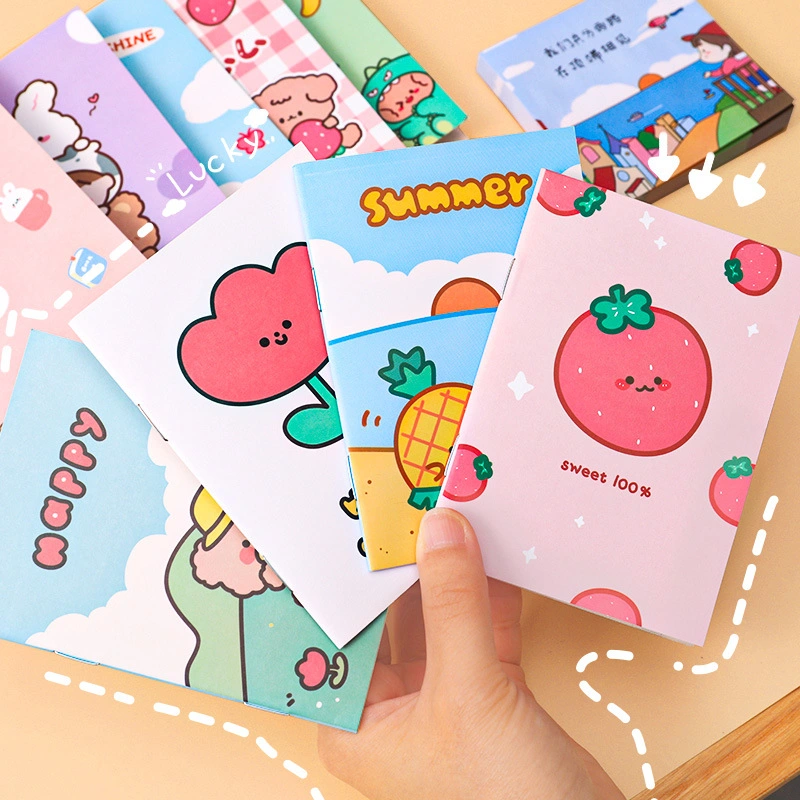 Popular Kids School Stationery Cartoon Colors Mini Planner Journal and Dairy Notebook