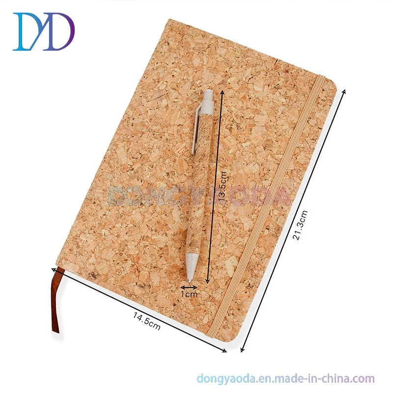 Cork A5 Notepad Two-Piece Latch Notebook Set Plus Logo