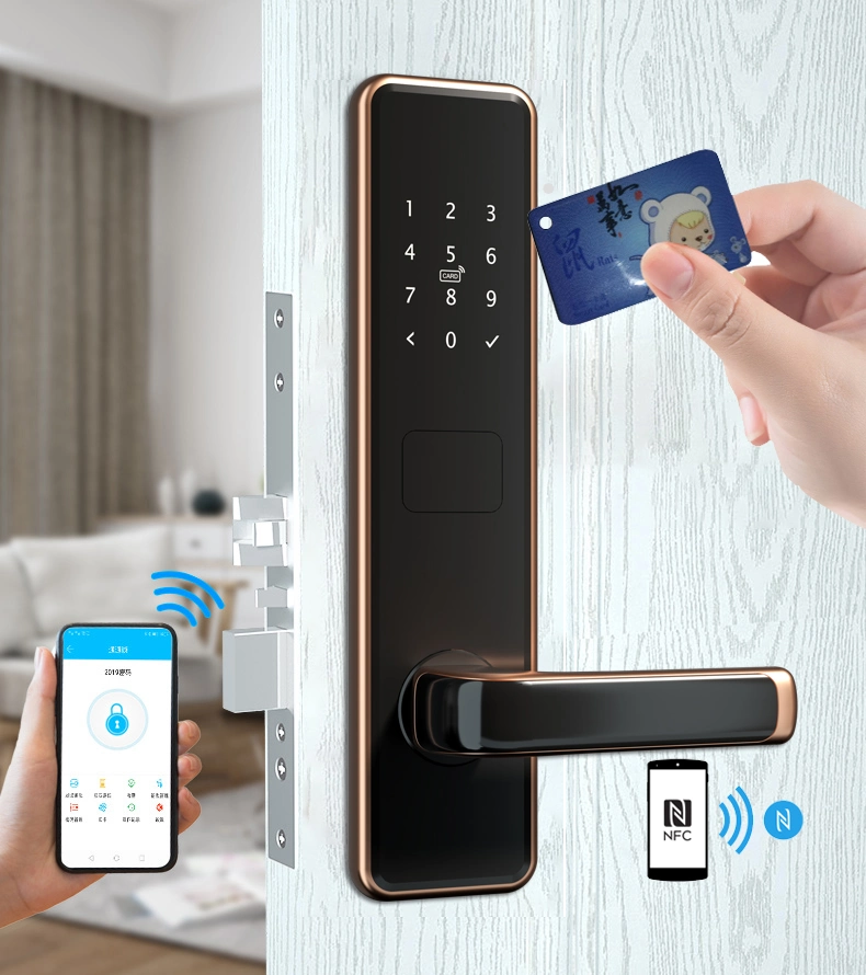 Seaside Hotel Electronic RFID Card Password Combination Ttlock Door Locks