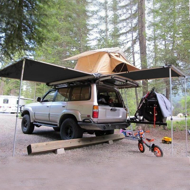 Célèbre marque livraison rapide portable de voyage pique-nique Camping voiture respirante Auvent latéral