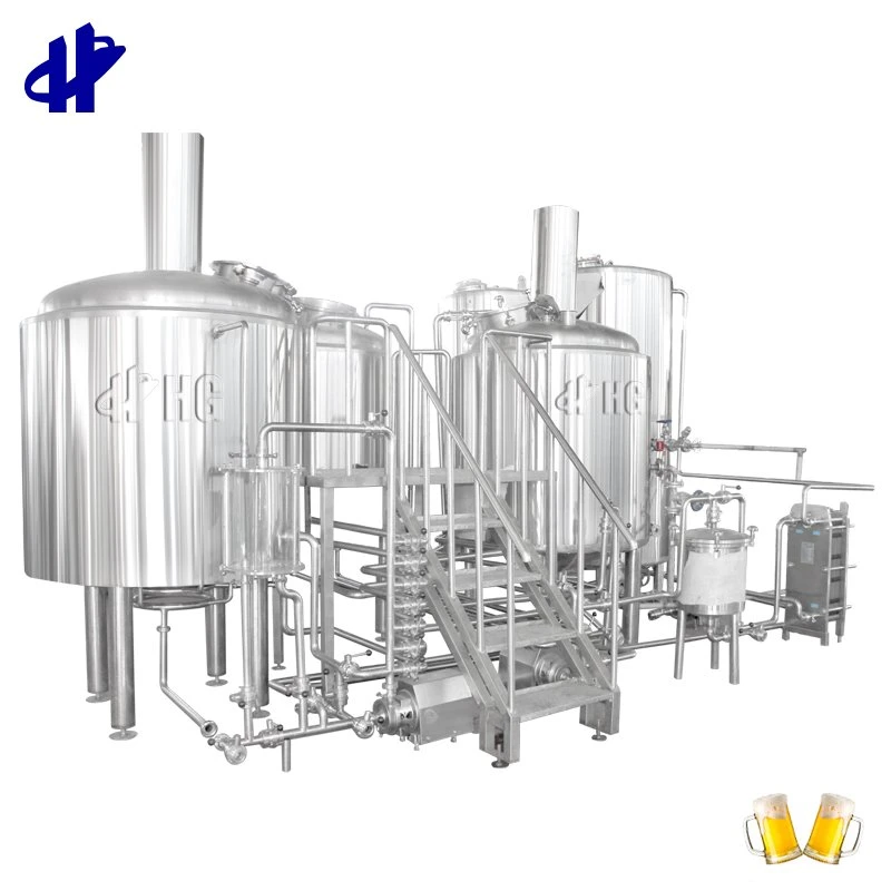 800L 1000L 1500L 2000L Stainless Steel Combined Brewhouse Turnkey Project of Brewery Whole Set Beer Brewing Equipment