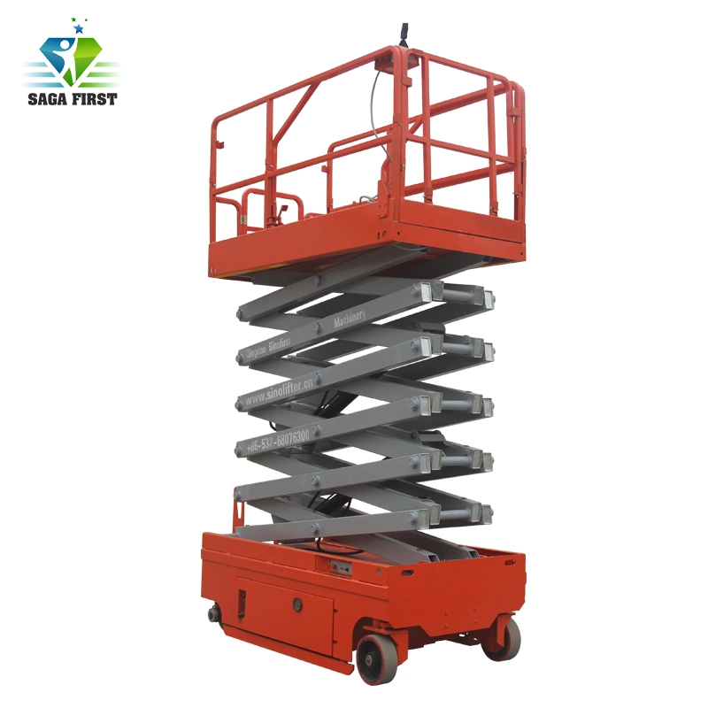 High quality/High cost performance  Electric Self Propelled Scissor Lift Man Lifting Equipment