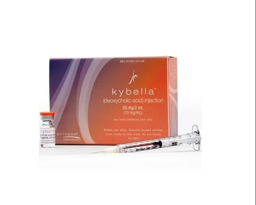 Kybella Kabelline Double Chin Fat Reduction Treatment FDA Approved Kybella Dissolves The Underlying Layer of Fat Before and After Pictures Weight Loss Products