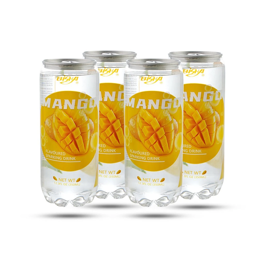 Bubble Water 350ml Pet Can Mango Flavor Beveragae/Carbonated Water