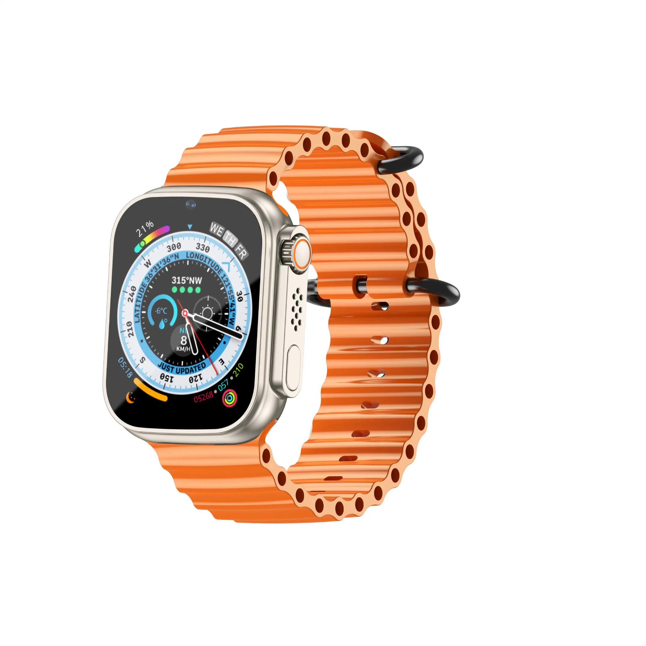 نظام تحديد المواقع العالمي (GPS) بنظام Android من GS10s SmartWatch ذاكرة وصول عشوائي (RAM) سعة 8 جيجابايت موديو 4G ذكي شاهد 4G مع فتحة بطاقة SIM والهاتف المحمول المزود بكاميرا