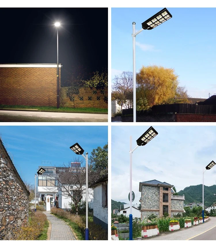 Prix de gros 600W 800W 1000W extérieur Bolard étanche IP65 meilleur Capteur de mouvement solaire tout-en-un jardin solaire FEU de lumière À DEL pour mur de rue