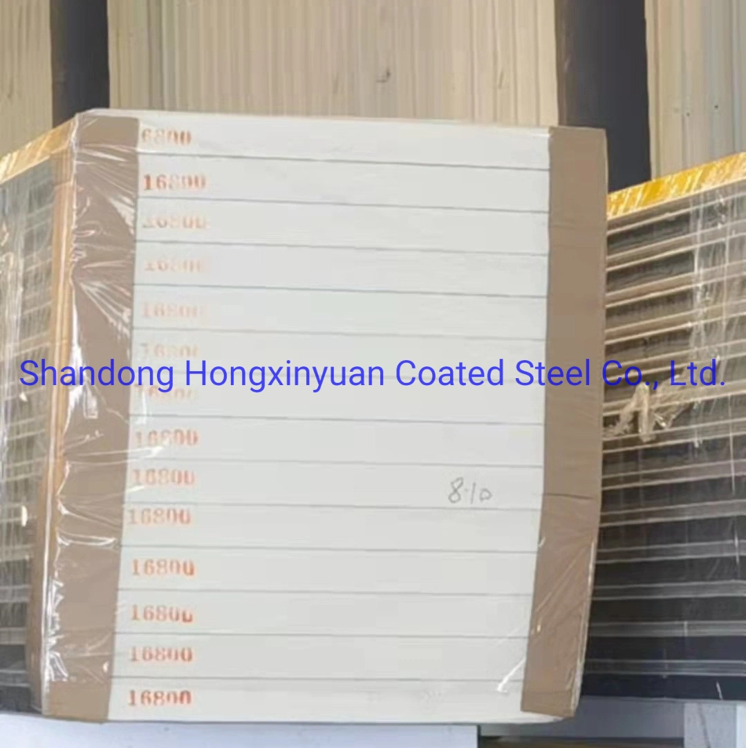 Modern Prefabricated Modular Houses PU/PIR Composite Sandwich Wall Panel