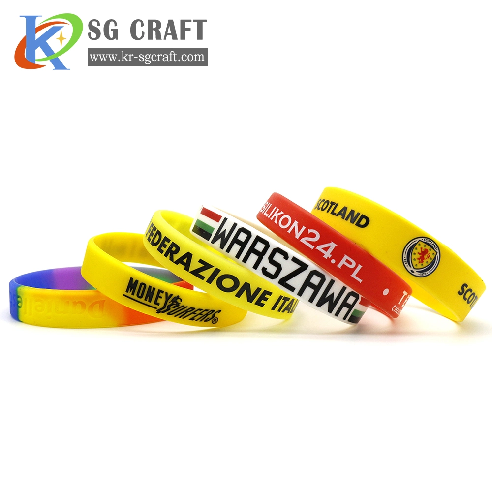 Custom bracelete de borracha de silicone pulseiras banda banda de silicone de anel de borracha de silicone desportivo trança de relógio de pulso