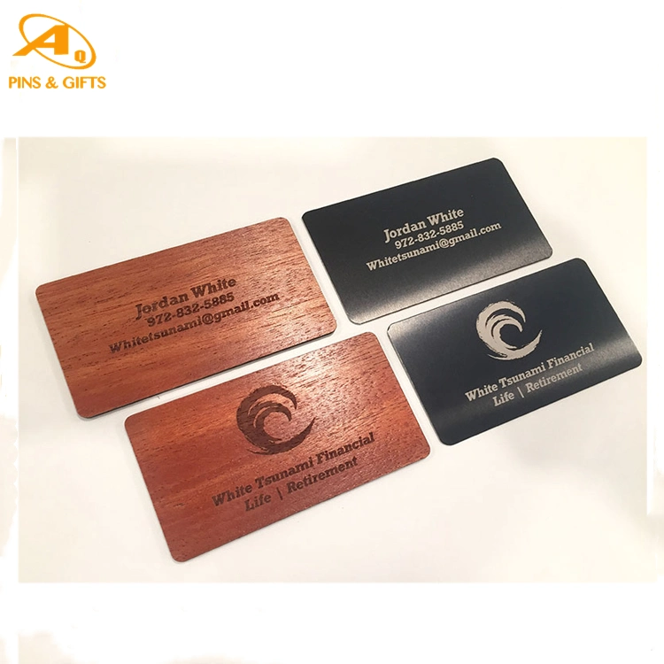 Fashion Plastic Contactless Stainless Blank Card Steel Custom Metal Name Business Card