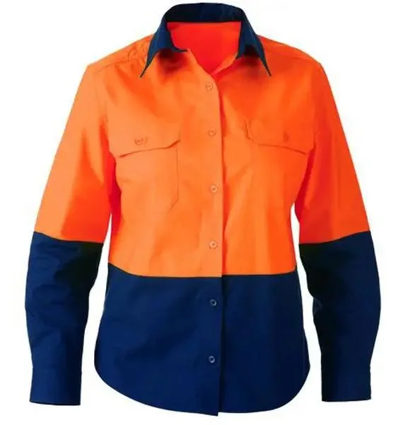 Professional Reflective Shirts Men Engineering Uniform 100% Polyester Overall Workwear