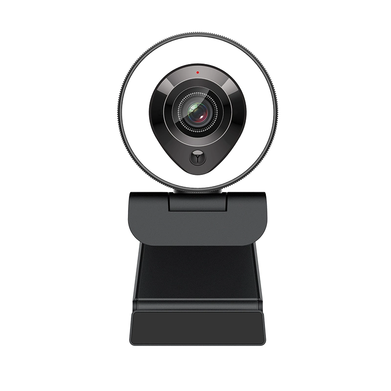 Hot Sale 1080P Ring Light H. 264 USB Web Webcam Camera for Steaming Online Teaching Meeting