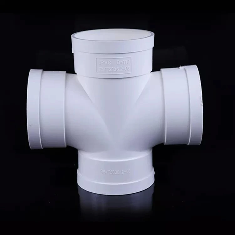 Wholesale/Supplier a Large Number of High-Quality Anti-Corrosion Plastic PVC Cross Joint Pipe Fitting