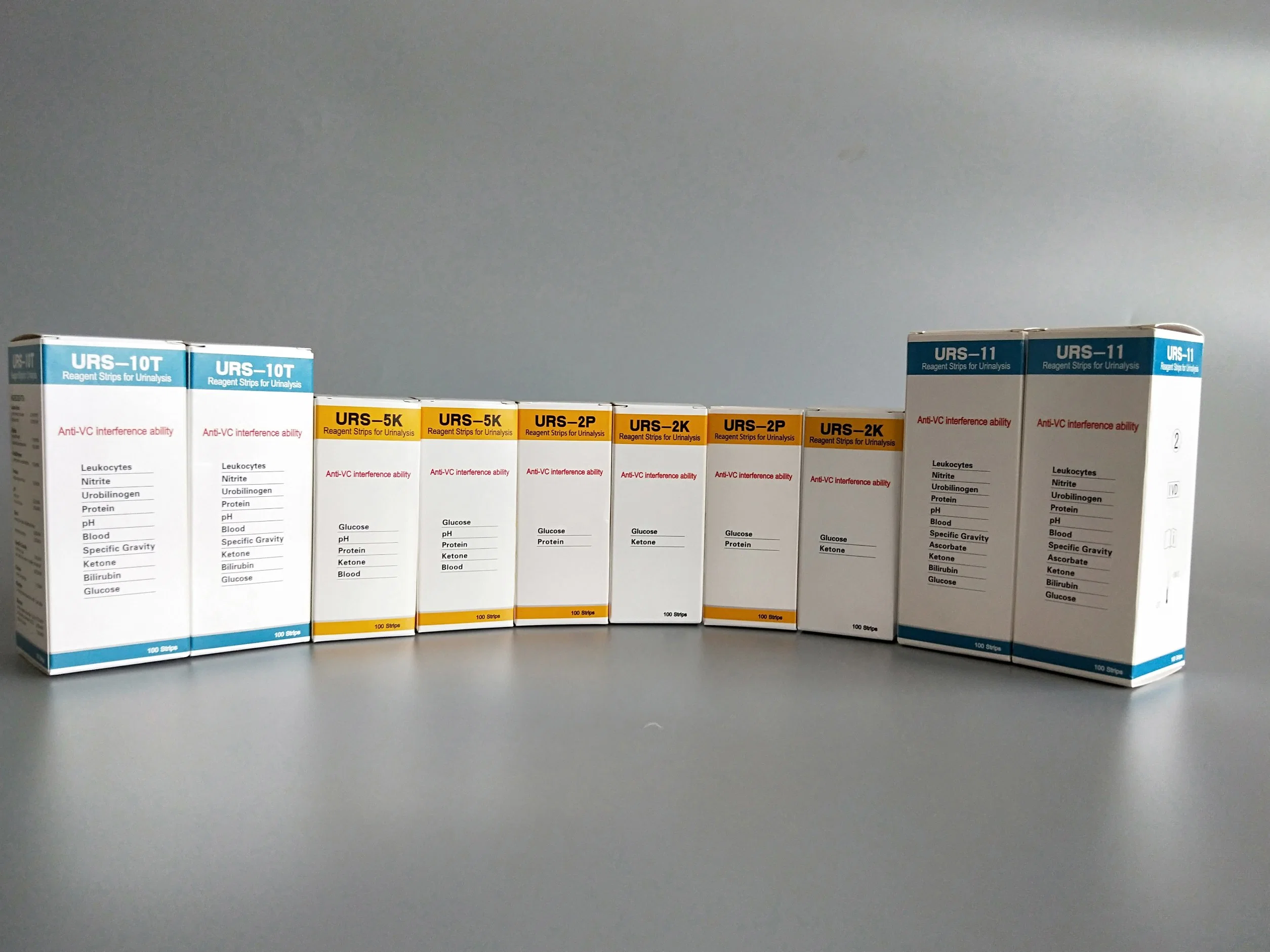 Bande de test pH de la créatinine urinaire de calcium Kit de Diagnostic de la cétone