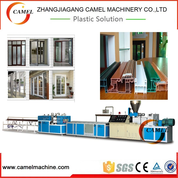 UPVC PVC WPC Wood Furniture Board Door Window Frame Profile Making Machine / Extrusion Production Line/ Extruder Equipment