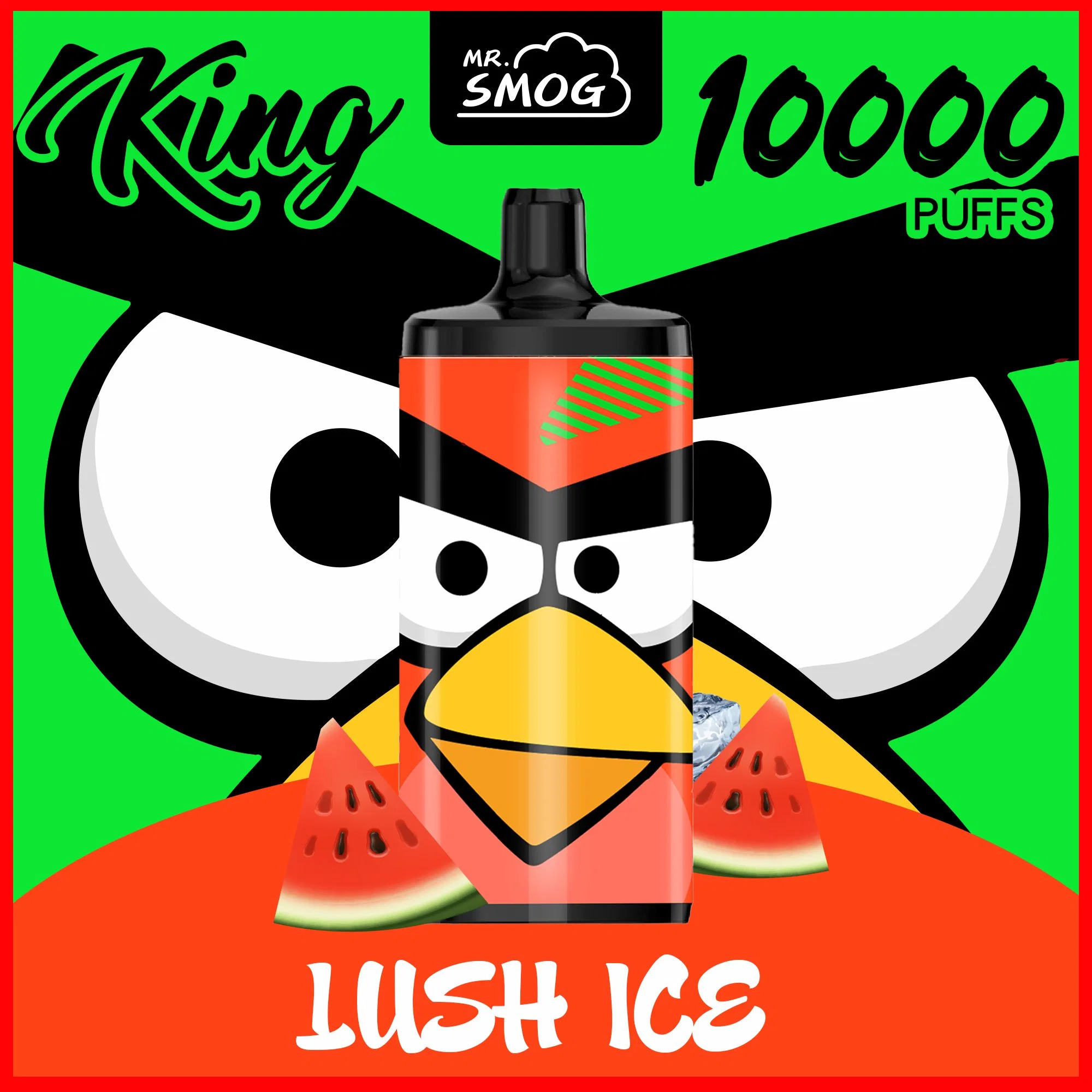 UK IVG Bar Plus г-н Smog King 10000 puffs Steam Одноразовая куча электронных сигарет Puff Bar