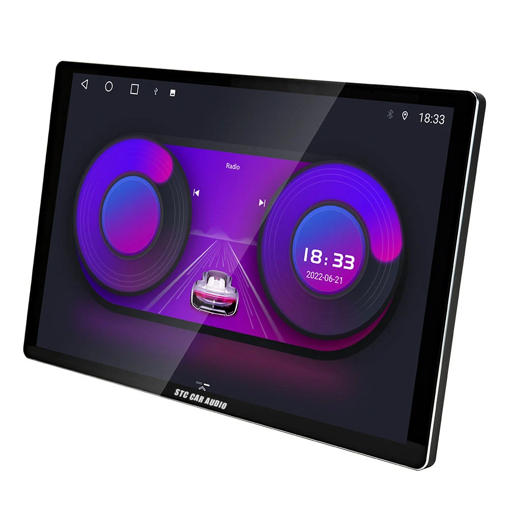 Lecteur de système radio multimédia de voiture Android 10.0 8 de 10,1 pouces Avec navigation GPS pour lecteur vidéo universel de voiture DVD portable Lecteur radio de poche