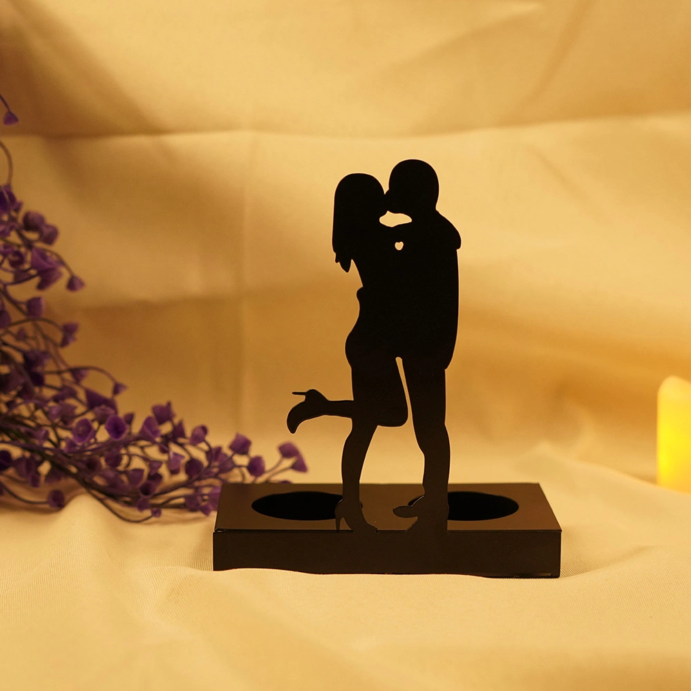 Wedding Engagement Romantic Anniversary Couples Gifts Statue Candlestick